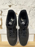 Nike Air Force 1 Black White Tumbled Sz 9.5