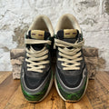 Gucci Ultrapace Green Snakeskin Gray Sneaker Sz 9.5
