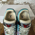 Louis Vuitton Lavender Blue Trainer Sneaker Sz 5 (37)