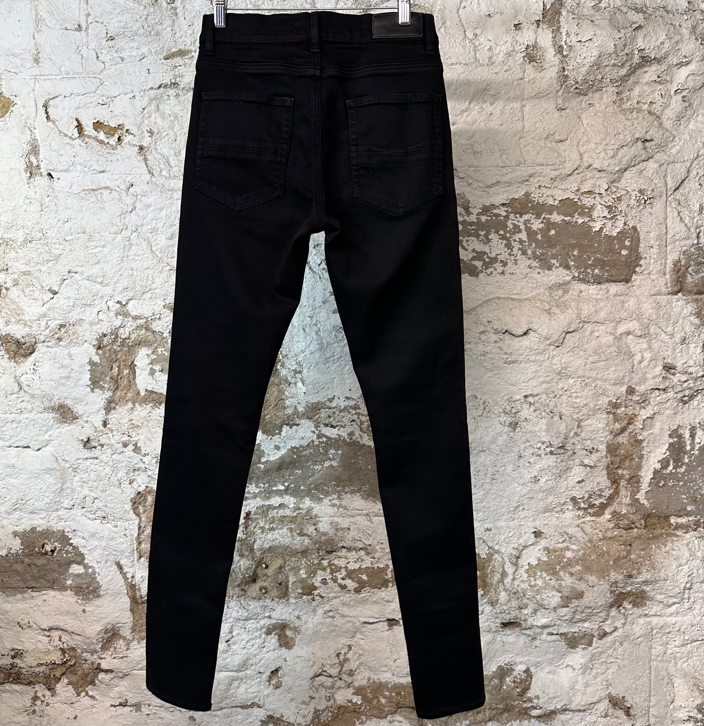 Amiri Plain Black Denim Jeans Sz 31