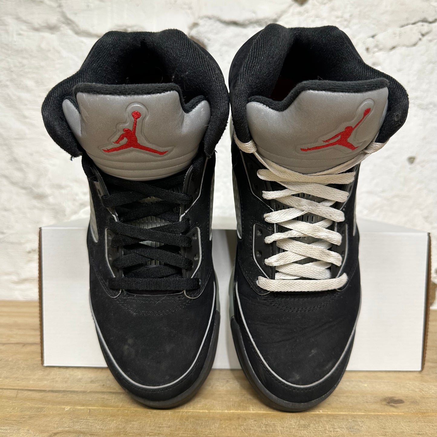 Air Jordan 5 Black Metallic Reimagined Sz 7.5