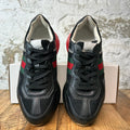 Gucci Rhtyon Black Red Green Sneaker Sz 8.5