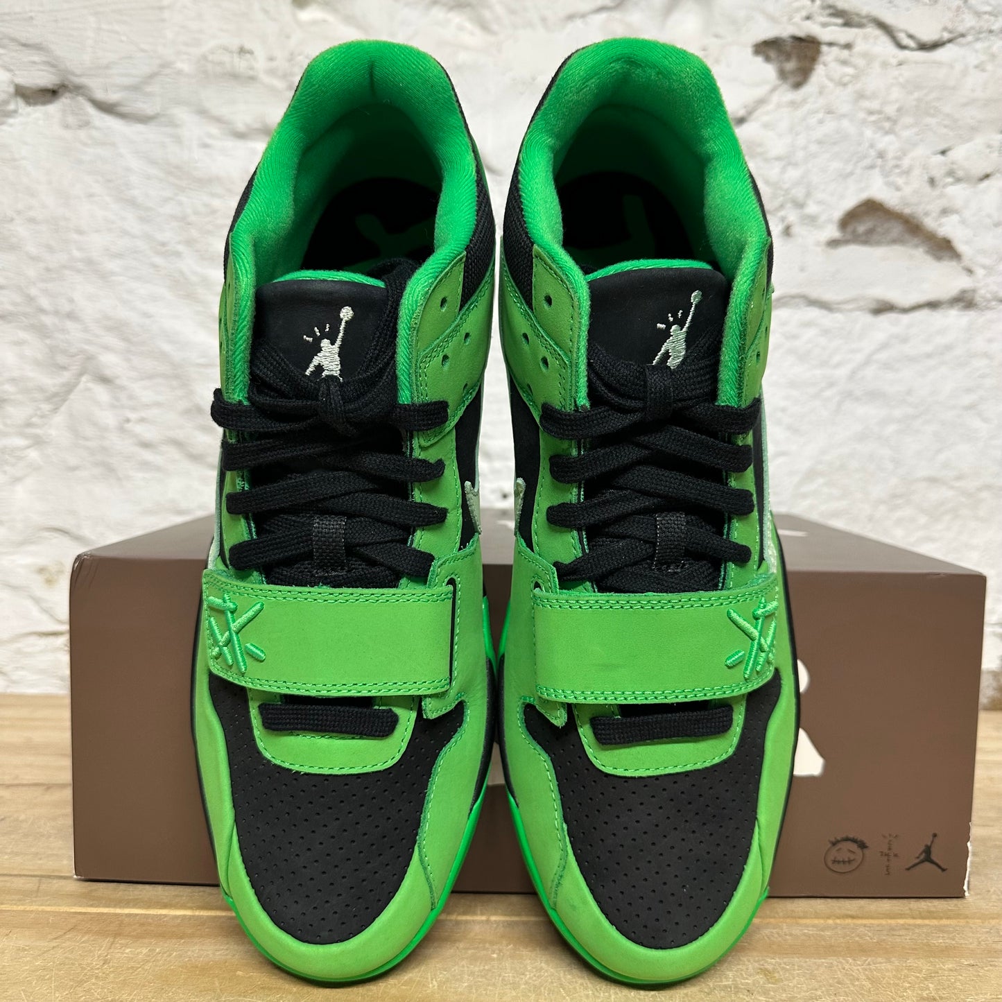 Jordan CJ1 T-Rexx Travis Scott Green Spark Sz 12 DS