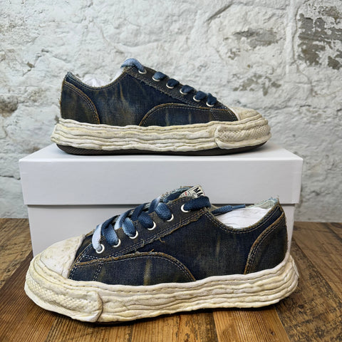 Maison Mihara Peterson Blue Lace Denim Sneaker Sz 10 (43) DS