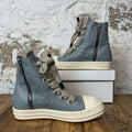 Rick Owens High Dusty Blue Milk Sneaker Sz 7 (40) No Box