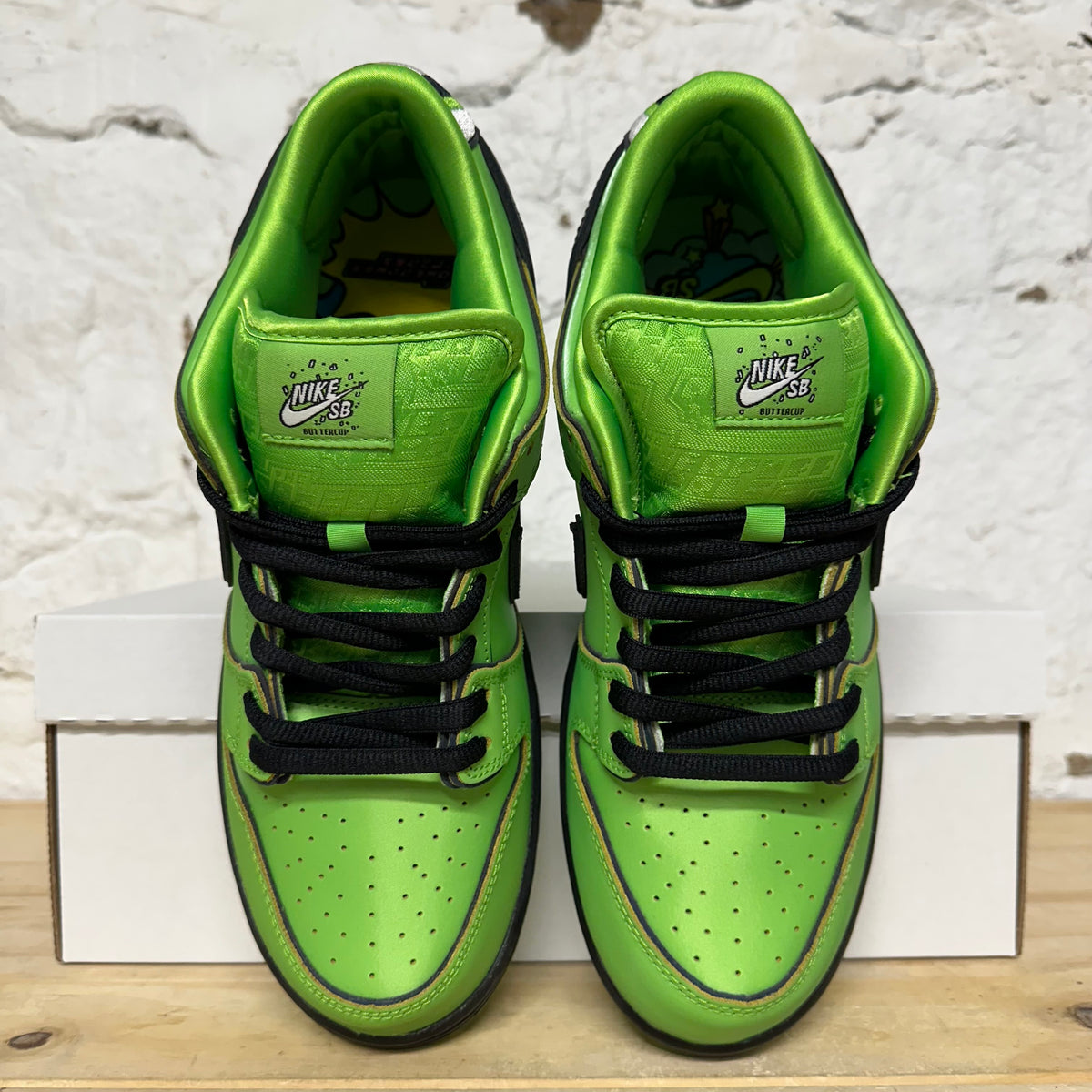 Nike SB Dunk Low Powerpuff Girls Buttecup Sz 9 DS