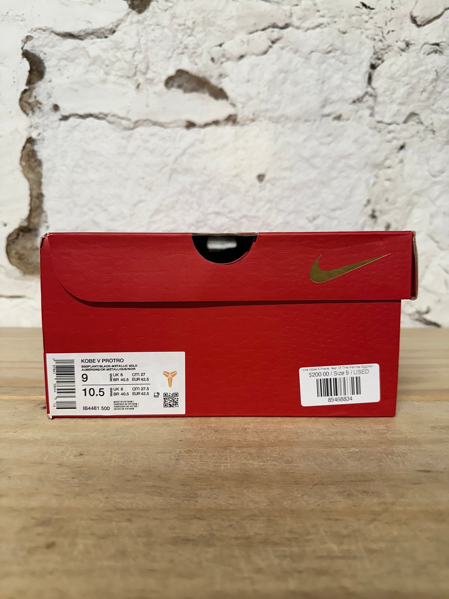 Nike Kobe 5 Protro Year Of The Mamba Eggplant Sz 9