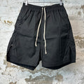 Rick Owens Black Boxer Shorts Sz S