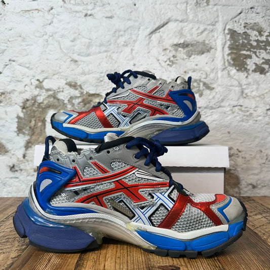 Balenciaga Runner Grey Blue Red Sneaker Sz 9 (42)