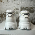 Prada Cloudbust Thunder Triple White Sneaker Sz 9