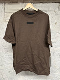 Fear of God Essentials Dark Brown T-Shirt Sz M DS