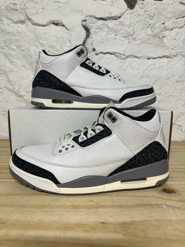 Air Jordan 3 Cement Grey Sz 10.5