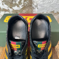 Gucci Dapper Dan Black Gold Ace Sneaker Sz 7.5