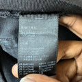 Amiri MX1 Purple Suede Black Denim Jeans Sz 32