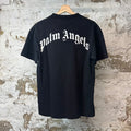 Palm Angels Alligator T-shirt Black Sz XS (Bleach Stains)