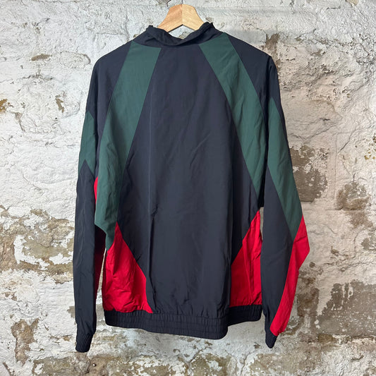 Supreme Paneled Black Red Green Track Jacket Sz L