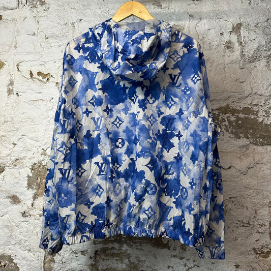Louis Vuitton Blue Watercolor Monogram Jacket Sz L (50)