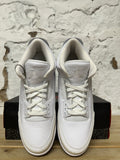 Air Jordan 3 Pure White Sz 12 DS