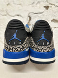 Air Jordan 3 Sport Blue Sz 13