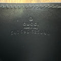Gucci Gold Logo Black Leather Card Holder