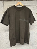 Essentials Chest Big Spell Brown Olive T-shirt Sz S