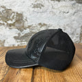 Gucci Black GG Monogram Embossed Hat Sz L