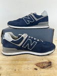 New Balance 574 Navy White Sz 11.5