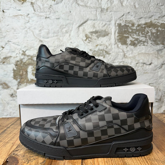 Louis Vuitton Damier Graphite Trainer Sneaker Sz 10.5 (9LV)
