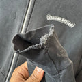 Chrome Hearts Aspen Black Thermal Zip Up Hoodie Sz S (Flawed)