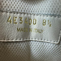 Prada Americas Cup Teal Patent Cream White Sneaker Sz 8.5