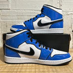 Air Jordan 1 Mid Signal Blue Sz 12 DS