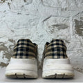 Burberry Ramsey Tan Plaid White Sneaker Sz 11 (44)