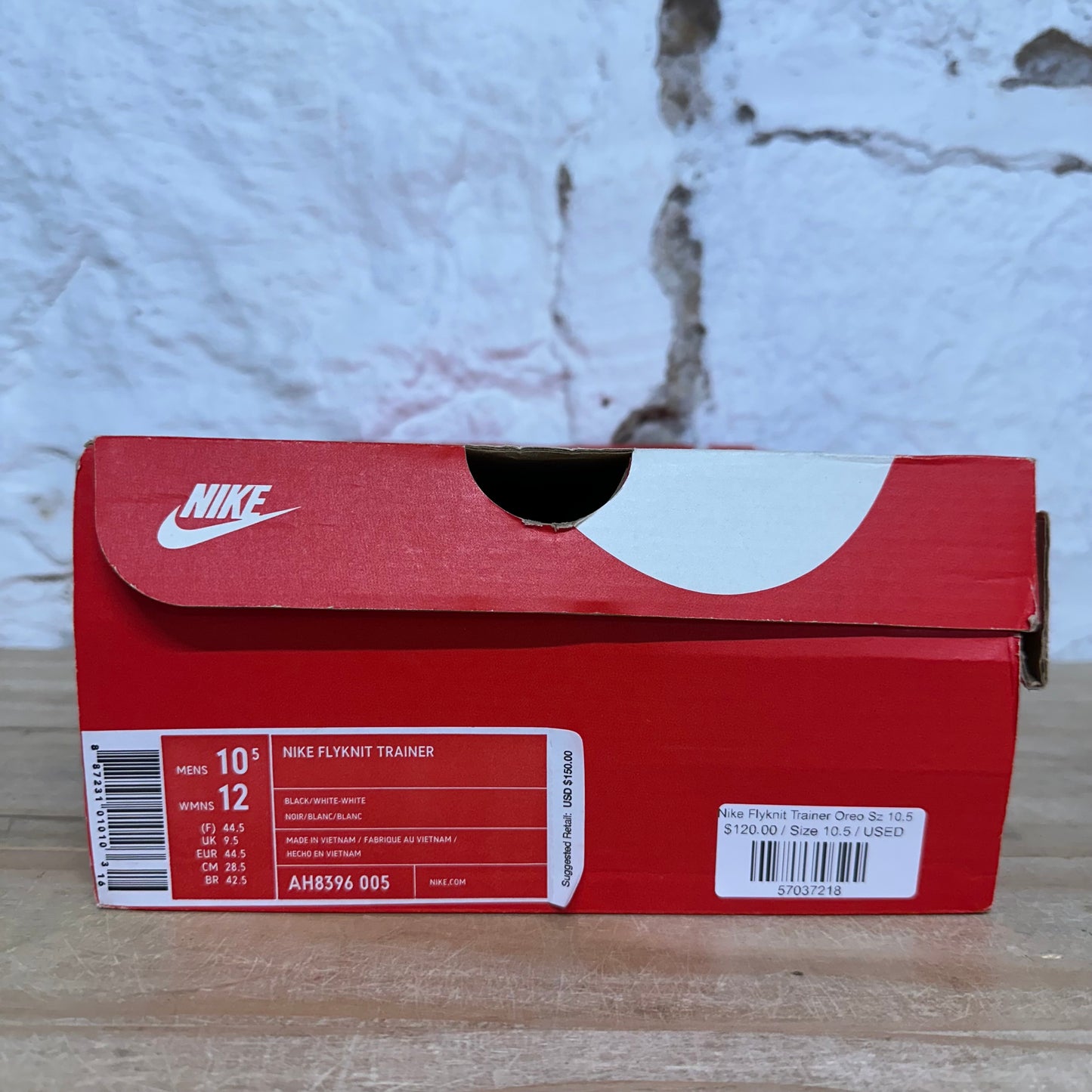Nike Flyknit Trainer Oreo Sz 10.5