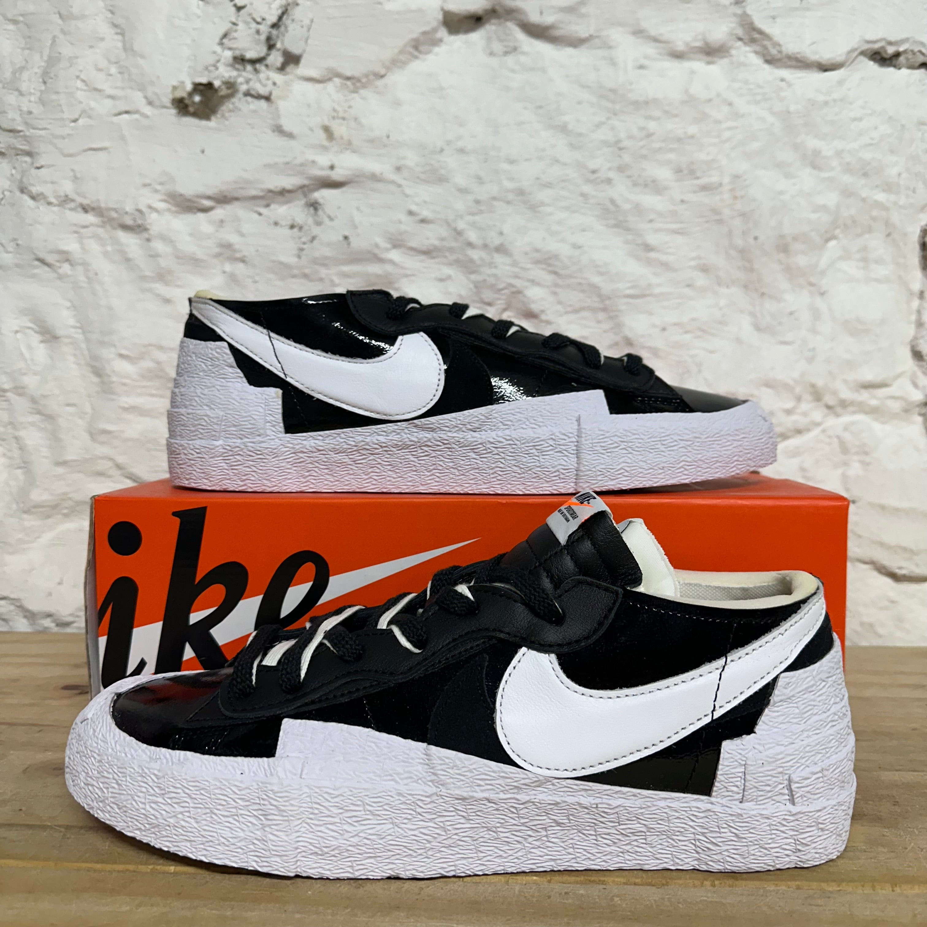 Nike Blazer 77 Sacai White Black Sz 10 DS