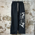 Vale Swish Black Track Pants Sz S
