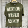 Saint Vanity Saint Was Here Olive T-Shirt Sz M