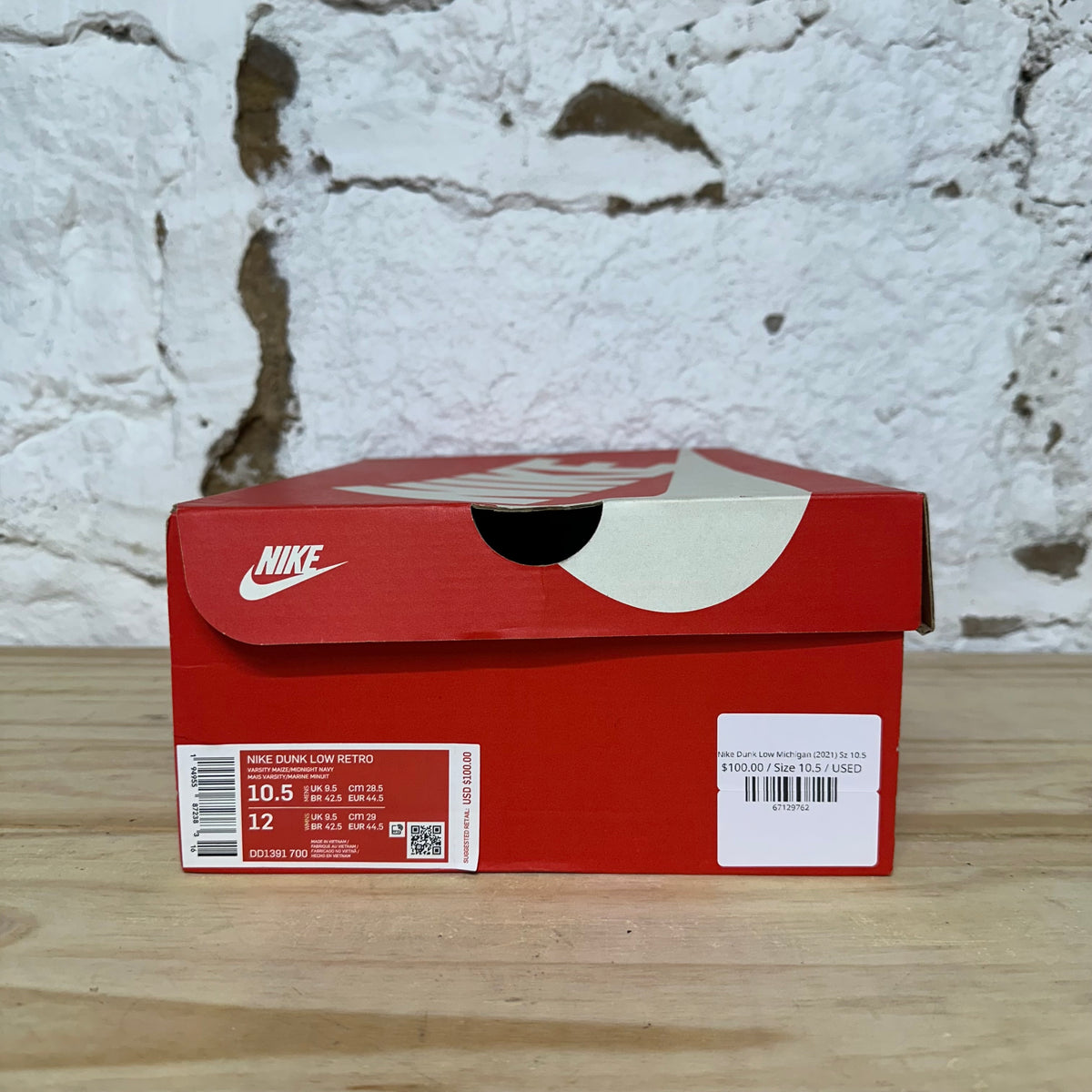 Nike Dunk Low Michigan (2021) Sz 10.5