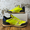 Valentino Neon Yellow Camo Rock Runner Sneaker Sz 9 (42)