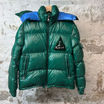 Moncler Wilson Guibbotto Green Puffer Jacket Sz M (2)