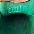Louis Vuitton Orange Green Trainer Sz 7.5 (6LV) No Box