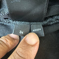 Amiri SIlver Bones Black Denim Jeans Sz 34