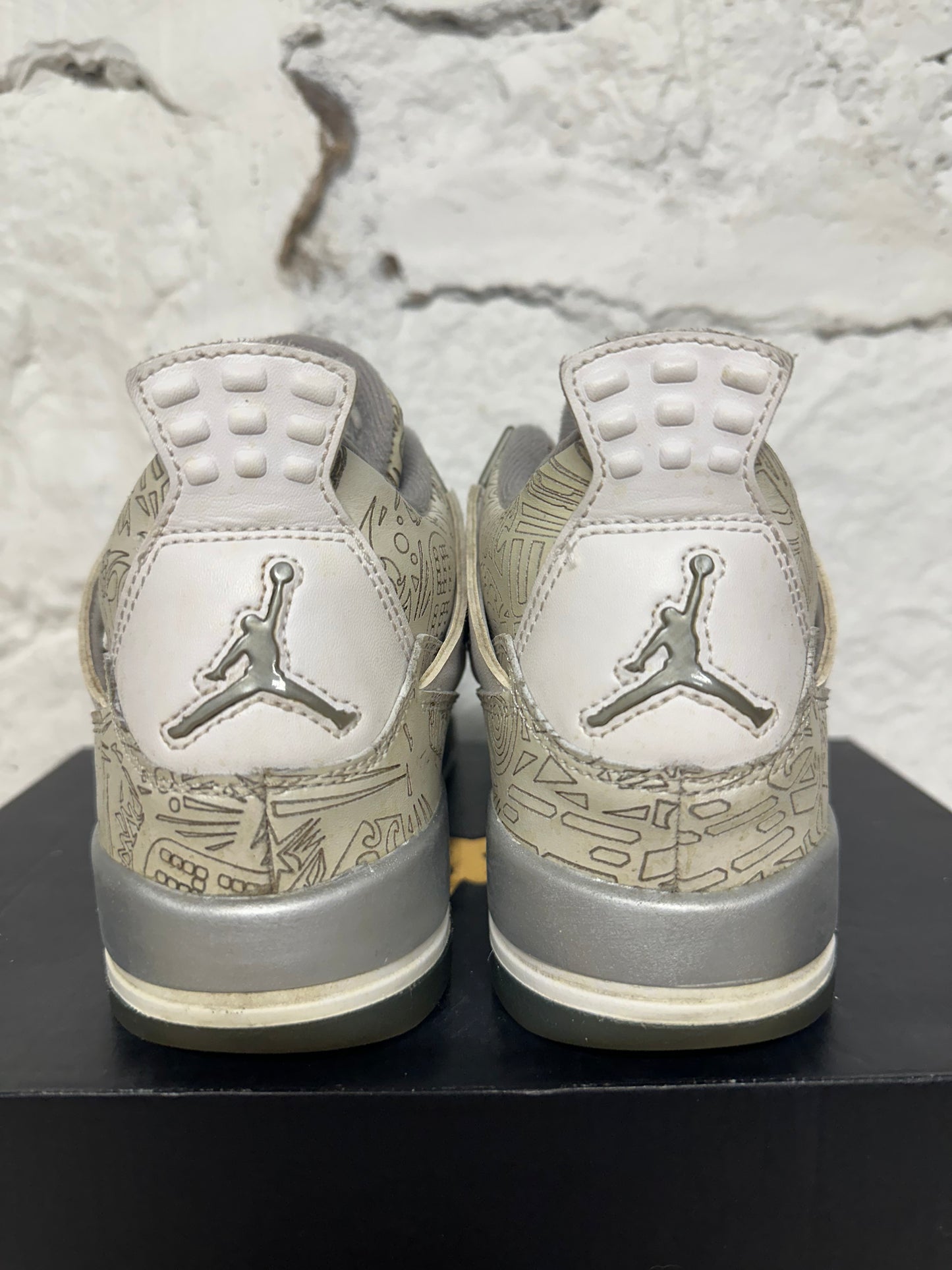 Air Jordan 4 White Laser Sz 4.5Y