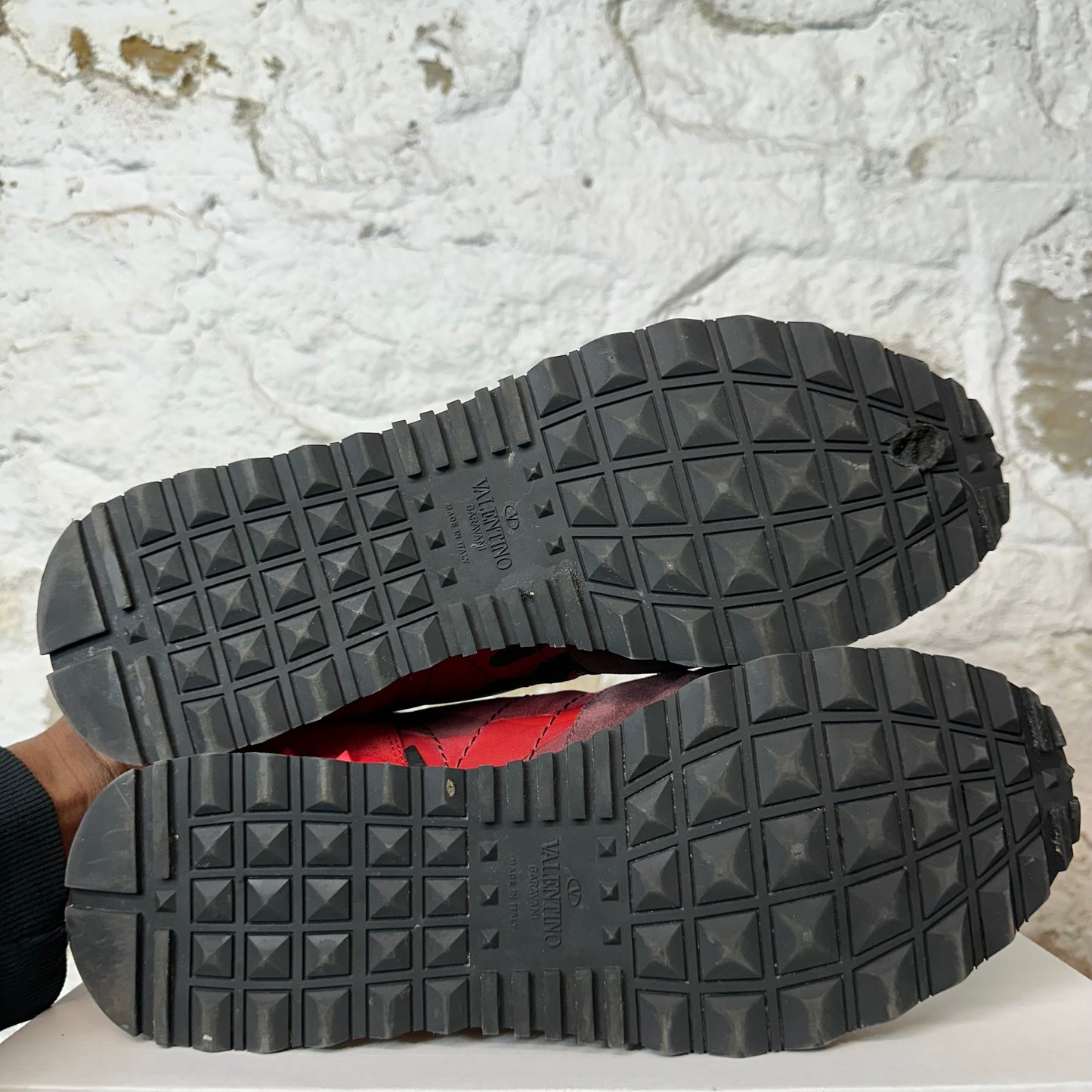 Valentino Red Camo Rock Runner Sneaker Sz 13 (46)
