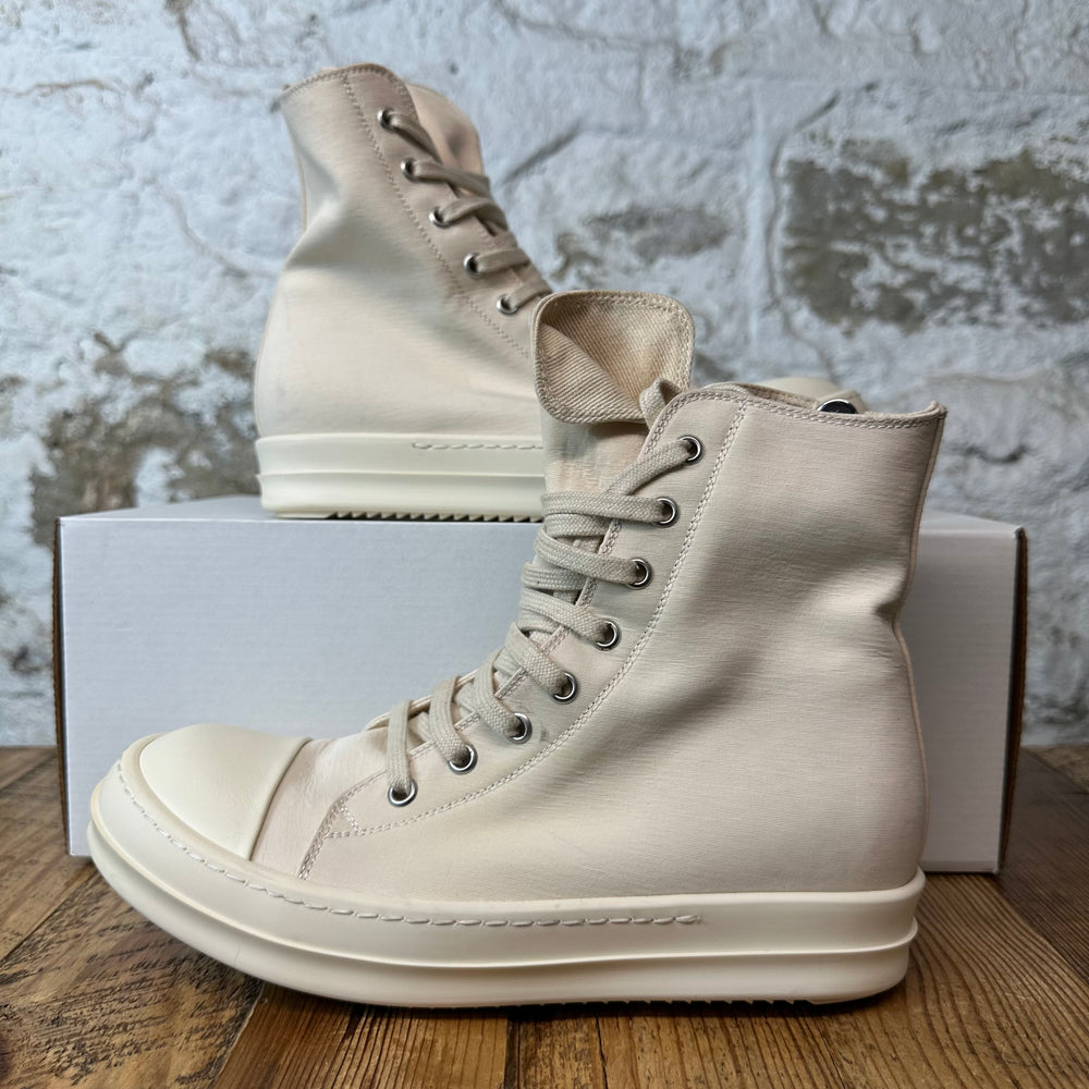 Rick Owens High Pearl Milk Sneaker Sz 5.5 (37.5)