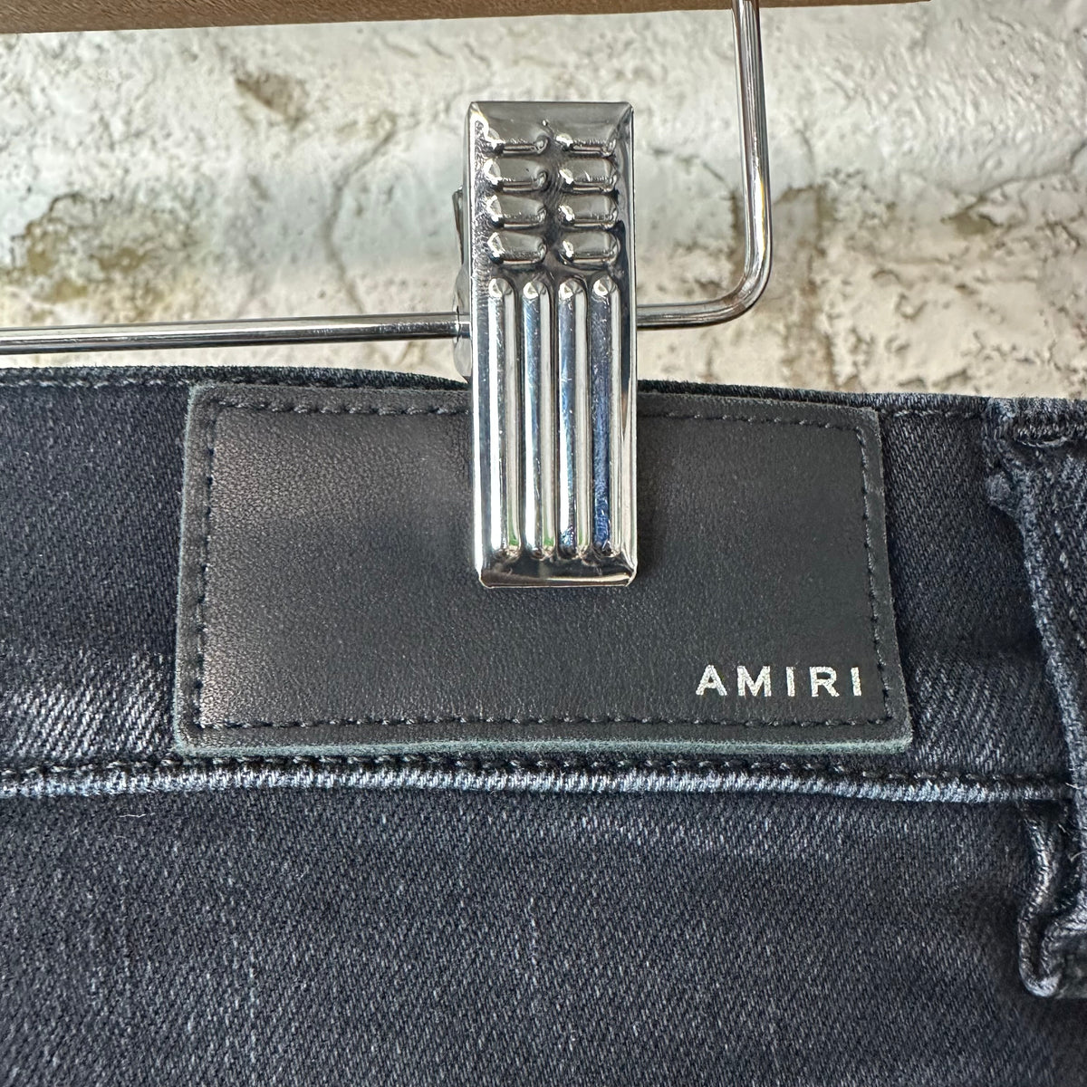 Amiri Green Camo Bones Black Denim Jeans Sz 31