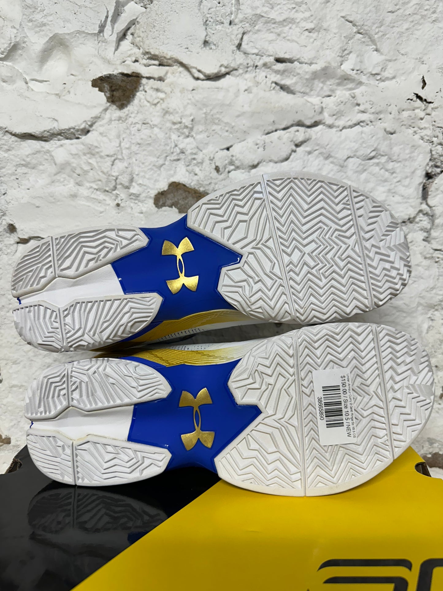 Under Armour Curry 2 Gold Rings Sz 10.5 DS