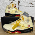 Air Jordan 5 Off-White Sail Sz 9