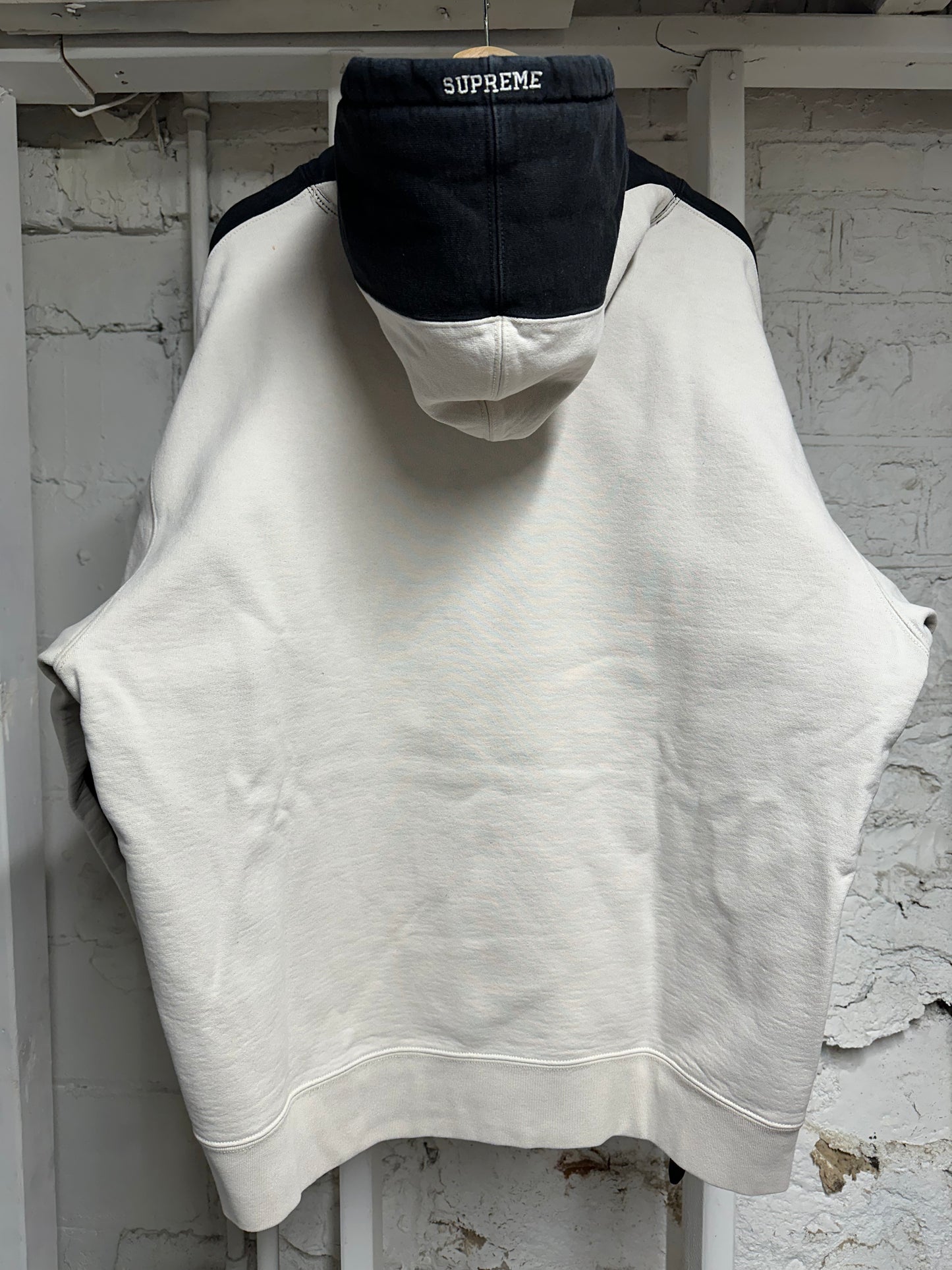 Supreme Two Tone S Logo Hoodie Sz 2XL