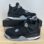 Air Jordan 4 Black Canvas Sz 5Y