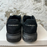 Alexander Mcqueen Black Suede Low Sneaker Sz 10 (43) No Box